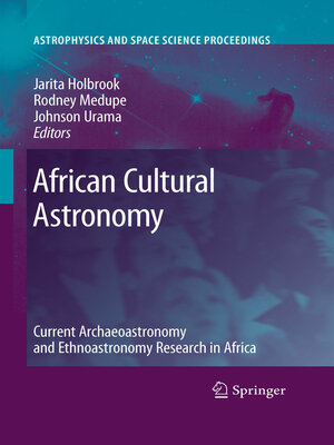 cover image of African Cultural Astronomy